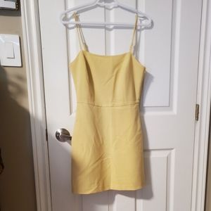 Yellow Aritzia Isabelle Dress NWOT